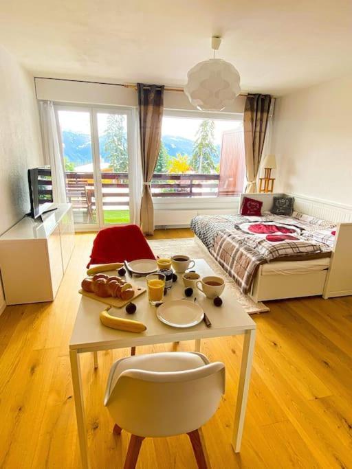 Apartment Cosy Au Calme Avec Terrasse Vue Sur Alpes